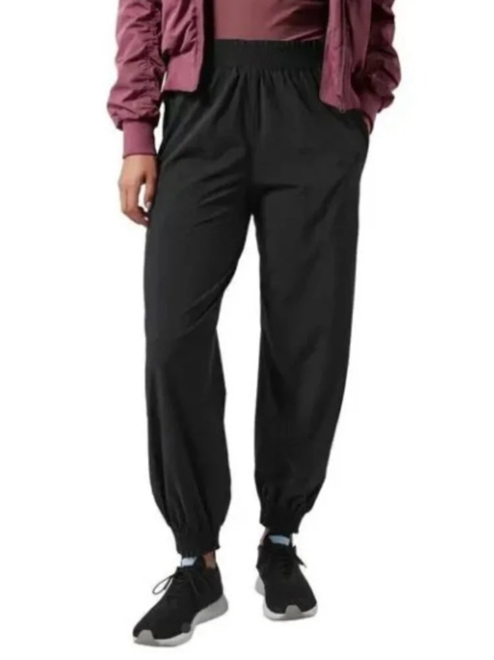 Athleta Savannah High Waist Pull On Jogger Black Women’s